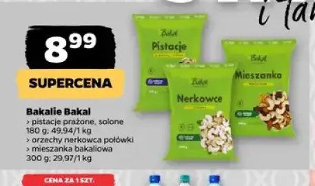 Orzechy nerkowca połówki Bakal +2 warianty