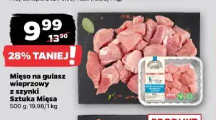 Mięso na gulasz wieprzowy z szynki Sztuka Mięsa