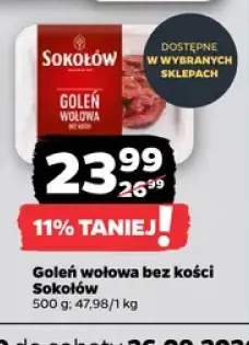 Goleń wołowa bez kości Sokołów