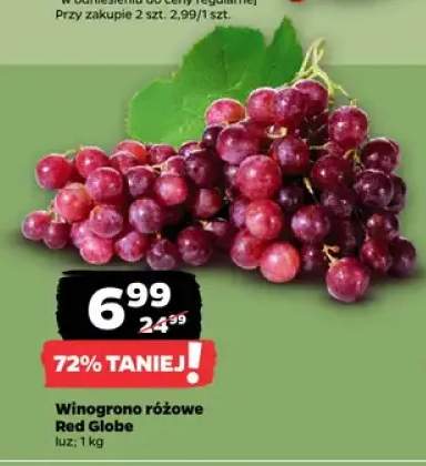 Winogrona różowe Red Globe