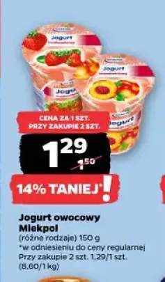 Jogurt owocowy Mlekpol