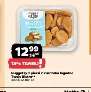 Nuggetsy z piersi z kurczaka łagodne Twoje Bistro