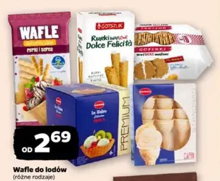Wafle do lodów