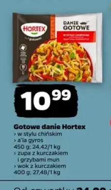 Gotowe danie Hortex w stylu chińskim +3 warianty