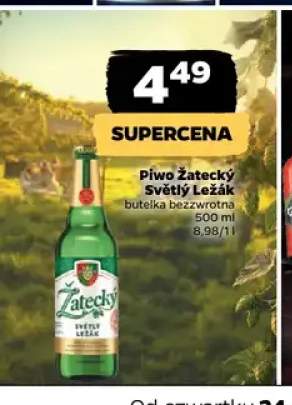 Piwo Žatecký Světlý Ležák