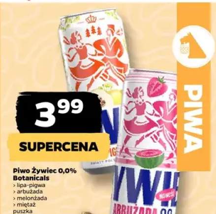 Piwo bezalkoholowe Żywiec Botanicals lipa-pigwa +3 warianty
