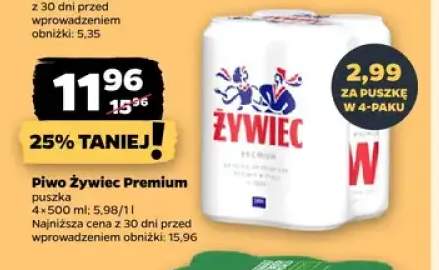 Piwo Żywiec Premium 4-pak