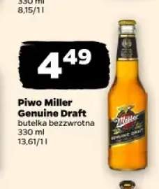Piwo Miller Genuine Draft