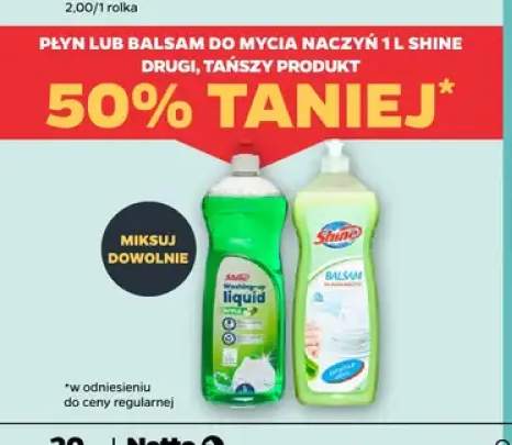 Płyn do mycia naczyń Shine +1 wariant
