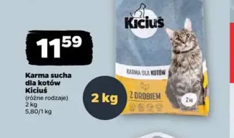 Karma sucha dla kotów Kiciuś