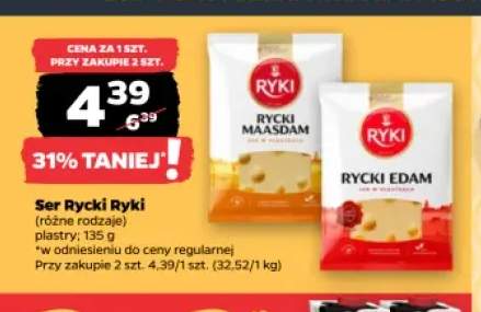 Ser Rycki Maasdam w plastrach Ryki +1 wariant