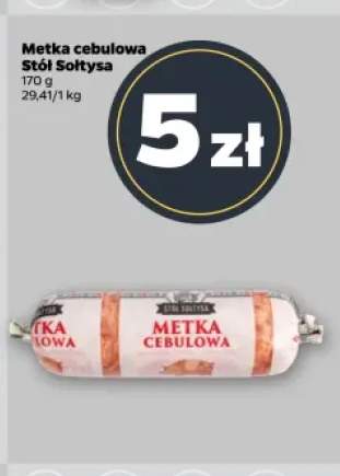 Metka cebulowa Stół Sołtysa