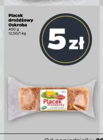 Placek drożdżowy Oskroba