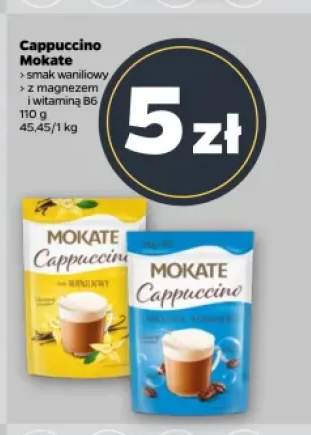 Kawa rozpuszczalna Cappuccino smak waniliowy Mokate +1 wariant