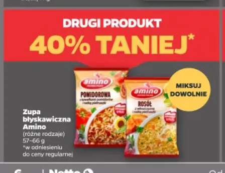 Zupa błyskawiczna pomidorowa Amino +1 wariant