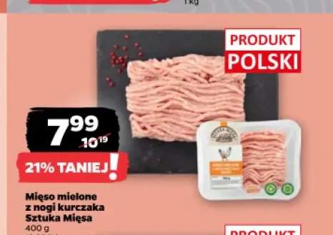Mięso mielone z nogi kurczaka Sztuka Mięsa