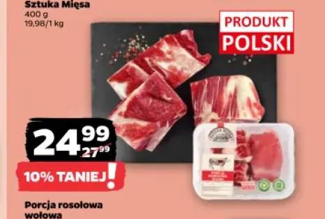 Porcja rosołowa wołowa Sztuka Mięsa