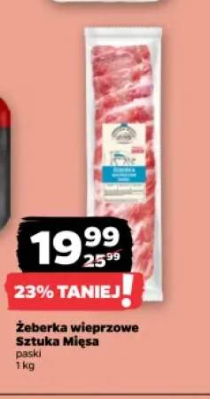 Żeberka wieprzowe paski Sztuka Mięsa