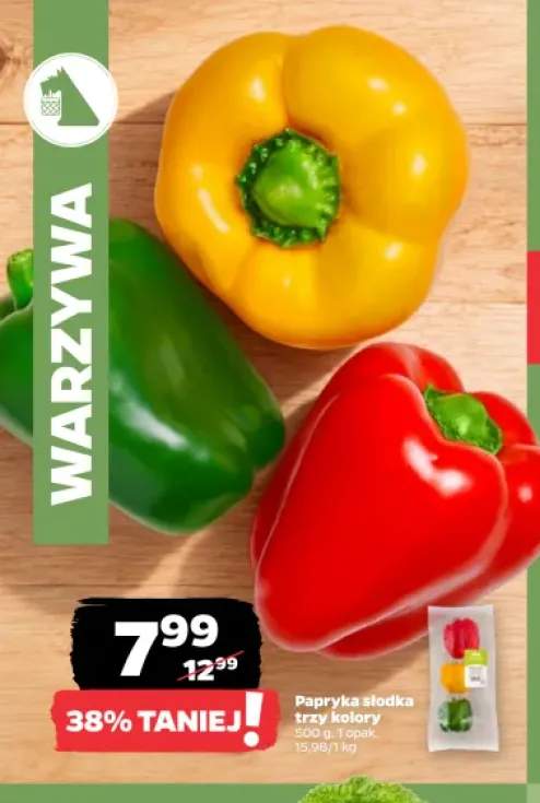 Papryka słodka trzy kolory