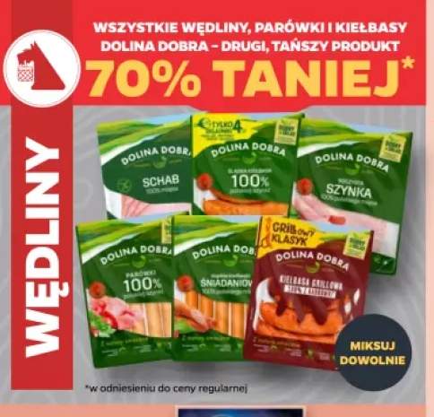 Wędliny, parówki i kiełbasy Dolina Dobra