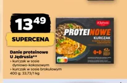 Danie proteinowe kurczak w sosie brokułowym U Jędrusia +1 wariant