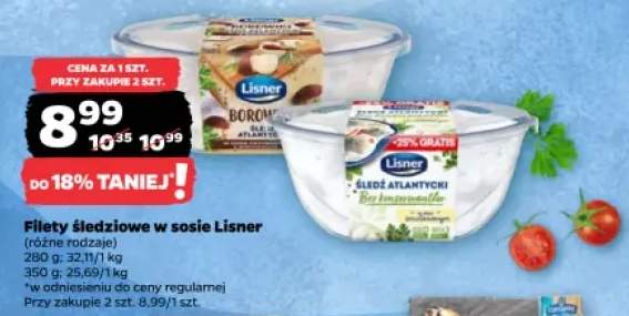 Filety śledziowe w sosie Lisner