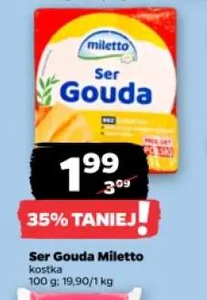 Ser gouda w kostce Miletto
