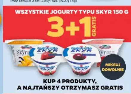 Jogurty typu skyr 150 g +4 warianty