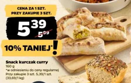 Snack kurczak curry
