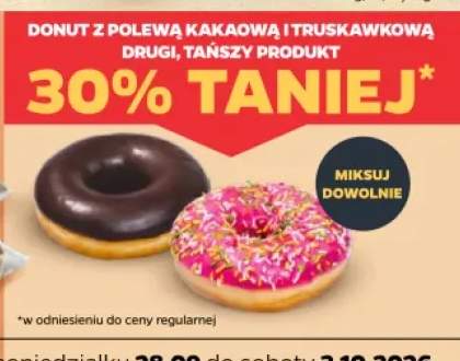 Donut z polewą kakaową +1 wariant