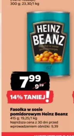 Fasolka w sosie pomidorowym Heinz Beanz