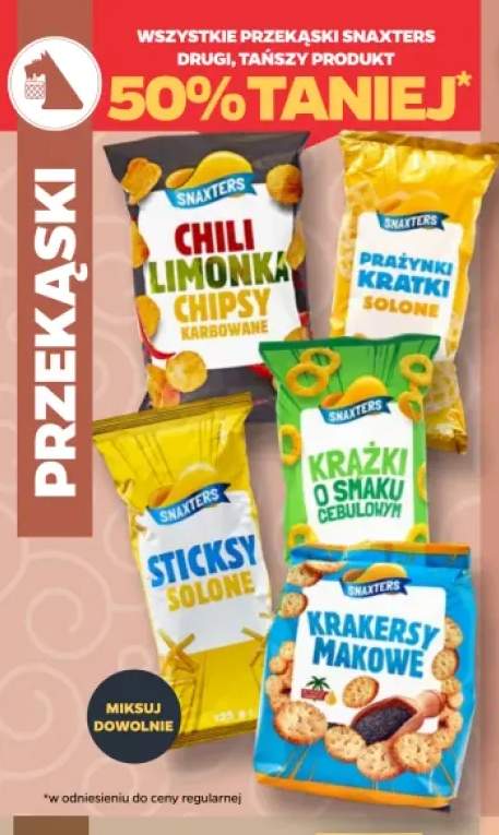 Przekąski Snaxters +5 wariantów