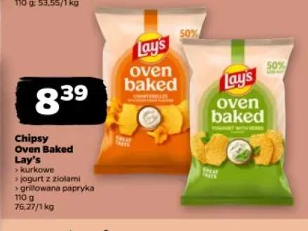 Chipsy Oven Baked kurkowe Lay's +2 warianty