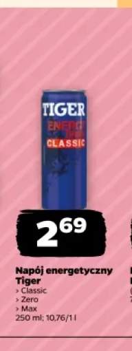 Napój energetyczny Tiger Classic +2 warianty