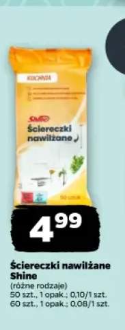 Ściereczki nawilżane Shine