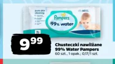 Chusteczki nawilżane 99% Water Pampers