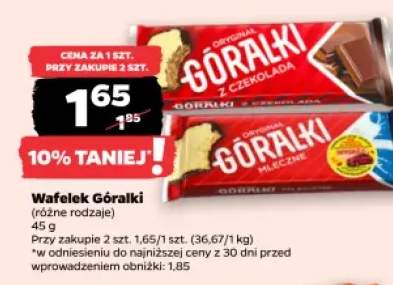 Wafelek Góralki z czekoladą +1 wariant