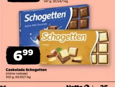 Czekolada Schogetten Alpine Milk Chocolate +1 wariant