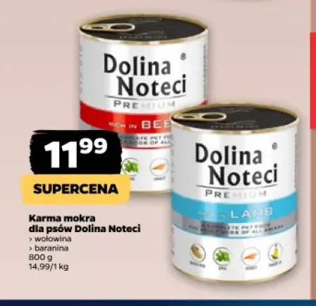 Karma mokra dla psów Dolina Noteci wołowina +1 wariant