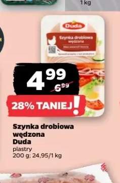Szynka drobiowa wędzona Duda