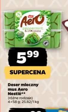 Deser mleczny mus Aero Nestlé 4-pak