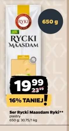 Ser Rycki Maasdam w plastrach Ryki