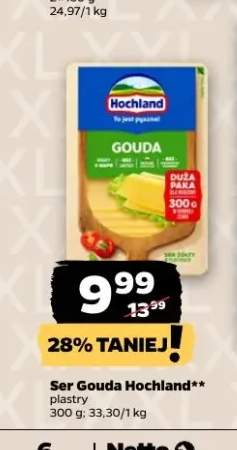 Ser gouda w plastrach Hochland