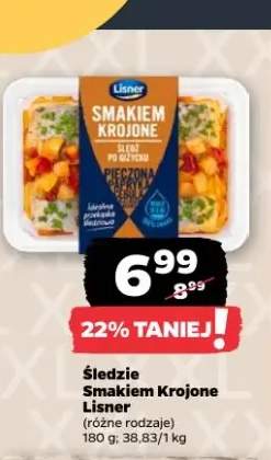 Śledzie Smakiem Krojone Lisner