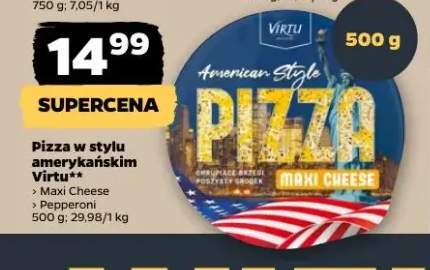Pizza w stylu amerykańskim Maxi Cheese Virtu +1 wariant