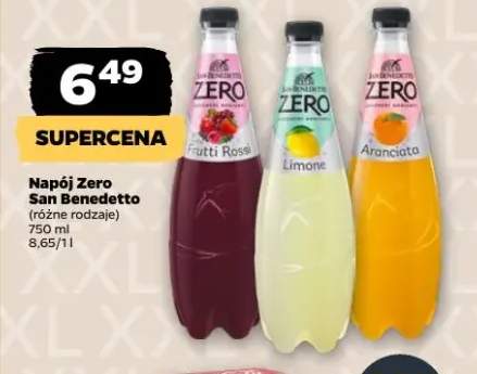 Napój Zero San Benedetto Frutti Rossi +2 warianty