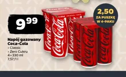 Napój gazowany Coca-Cola Classic 4-pak +1 wariant