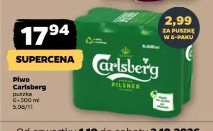 Piwo Carlsberg 6-pak