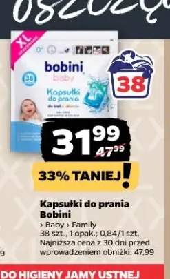 Kapsułki do prania Baby Bobini +1 wariant