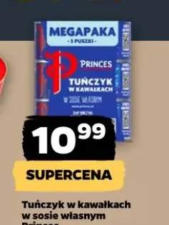 Tuńczyk w kawałkach w sosie własnym Princes 3-pak